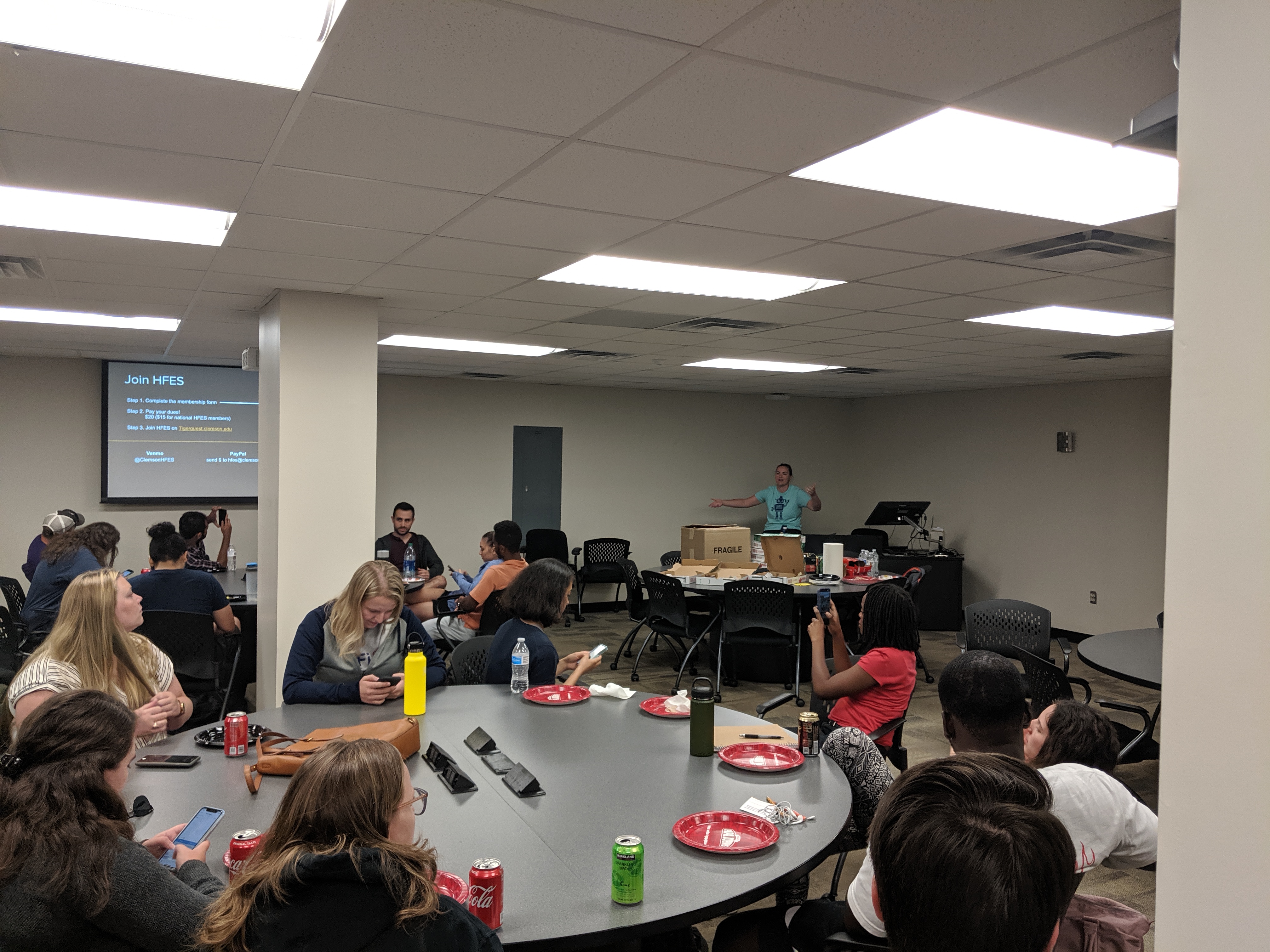 Clemson Human Factors and Ergonomics Society First chapter meeting 2019