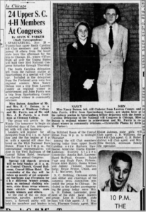 Parris at National 4-H Congress.