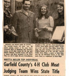State Winning Meat Judging Team