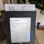 iPad with screenreader enabled used to display poetry