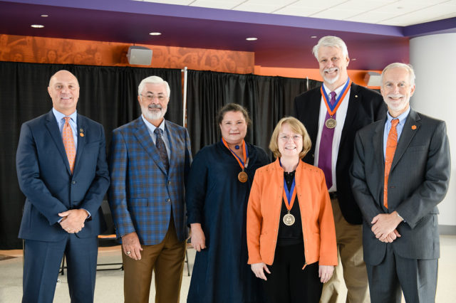Endowed Chairs were honred after the annual faculty meeting to kick off the 2019 academic year. 
