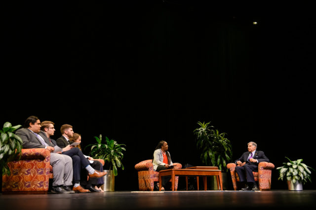 Clemson University also held its inaugural Global Leaders Forum, featuring Dr. Ratan Tata. 
