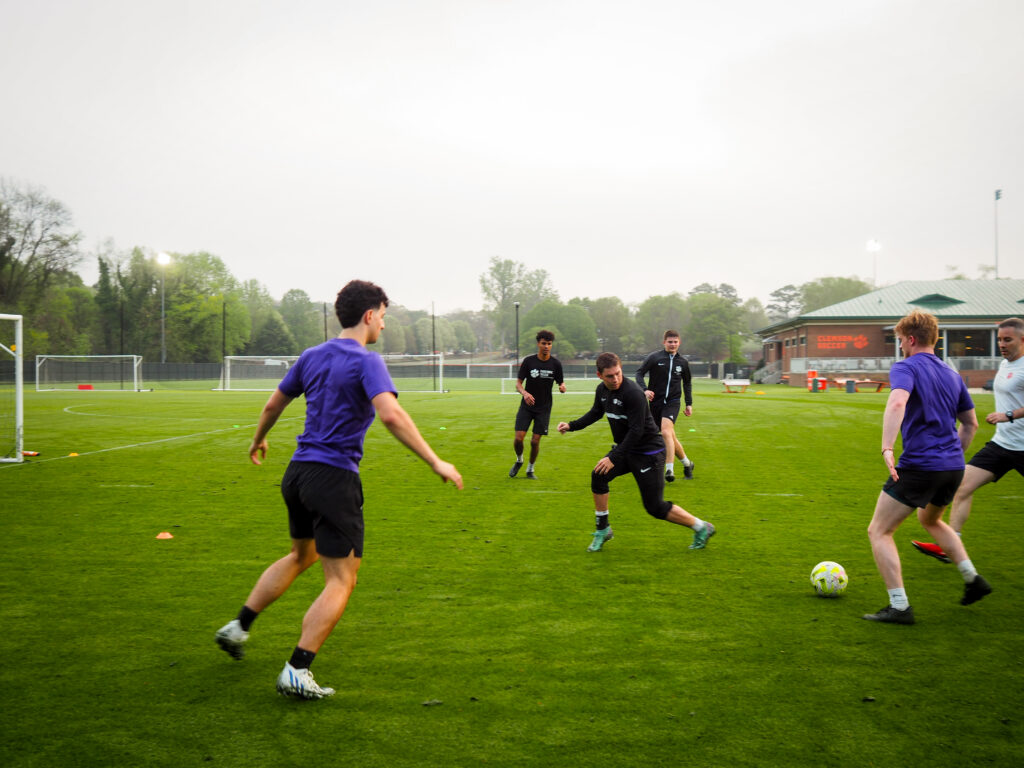 The team is gearing up for its first-ever match on April 19 at Historic Riggs Field at 11 a.m. They practice three times a week to prepare.