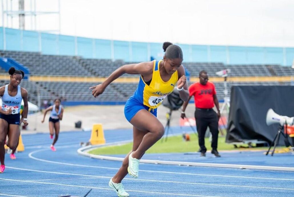 Shanque Williams running track & field