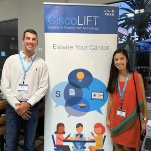 Emma Lee and Chris Breemen at Cisco Competition