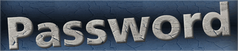 The word Password on a cracked background with grey text spanning across the image.