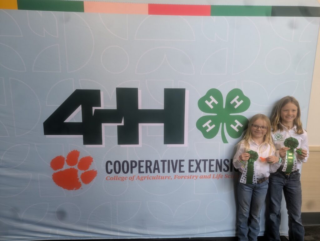 Cloverbud Team Demonstration:  Aubree Spencer and McKinley McIntire-Colleton