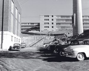 Near the base of the South chimney, taken in the 1960’s.