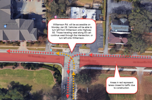 Access to Williamson Rd. will be reopened on Jan. 28.