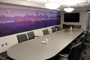 Visual graphic of a conference room.