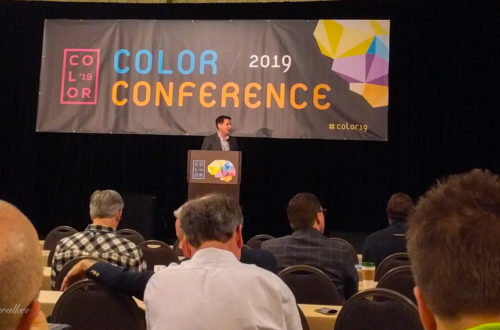 Three ClemsonGC students attend the Color Conference in San Diego, California, January 2019