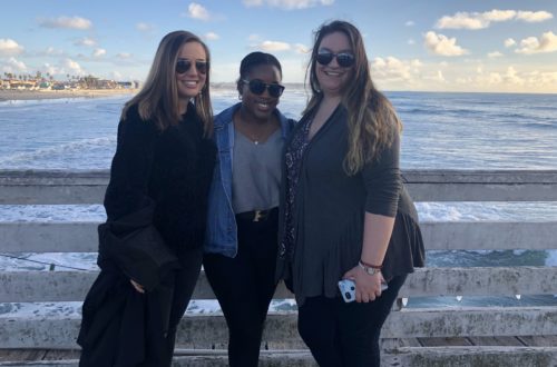 ClemsonGC students: Riley McLeod, Kyya Johnson, and Lauren Robinson at the Color Conference.