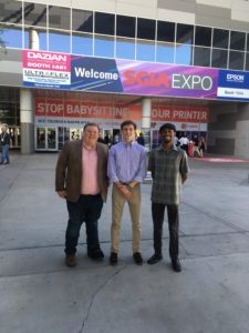 ClemsonGC students- Jeremy Johnson, Jacob Dahill, and Clayce Reid- attend SGIA
