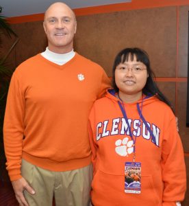President Jim Clements and Dr. Sophie Wang