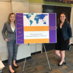 FPS member Kelly Burns (right) at the Language and International Business Conference. Photo courtesy of Mari Lentini.