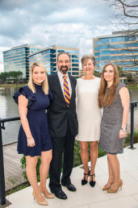 L&IT alumna Victoria Leigh Schwehr (left) with her family. Photo courtesy of Clemson University Relations.
