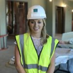 PRTM alumni Grace Graves (2017) on the job with OTO Development, while the AC Hotel Spartanburg was under construction.