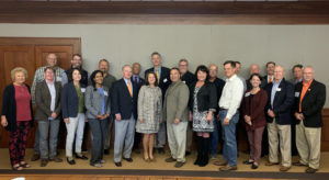 Participants of the first-ever Ron Walker Leadership Development Program, with the Clemson University Institute for Parks Board. 