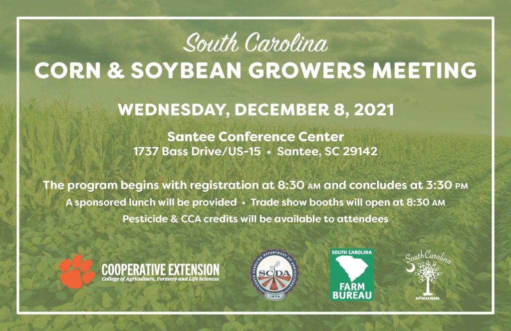 Corn and Soybean Meeting Announcement Flyer