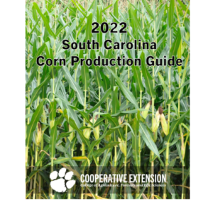 Corn Production Guide Cover Page with Corn Plants