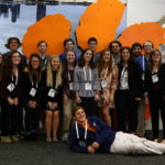 Packaging Science students pose for a group photo at PackExpo