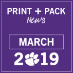 PRINT + PACK NEWS March