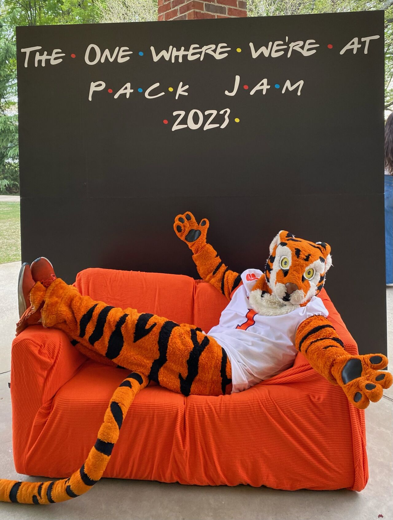 Clemson tiger at PackJam 2023