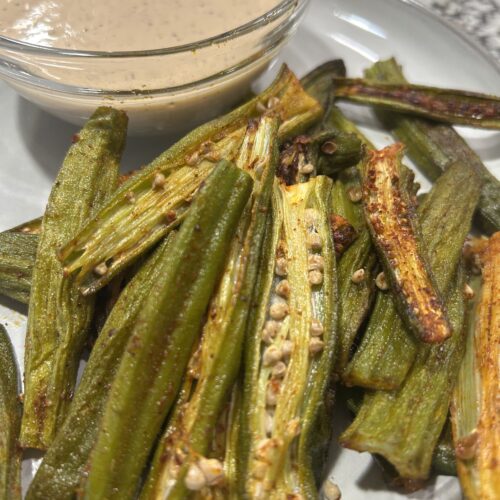 Oven Roasted Okra
