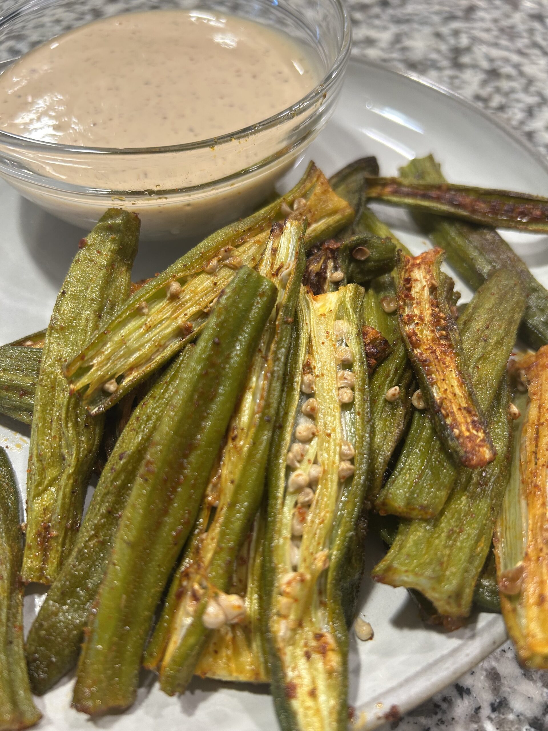 Oven Roasted Okra