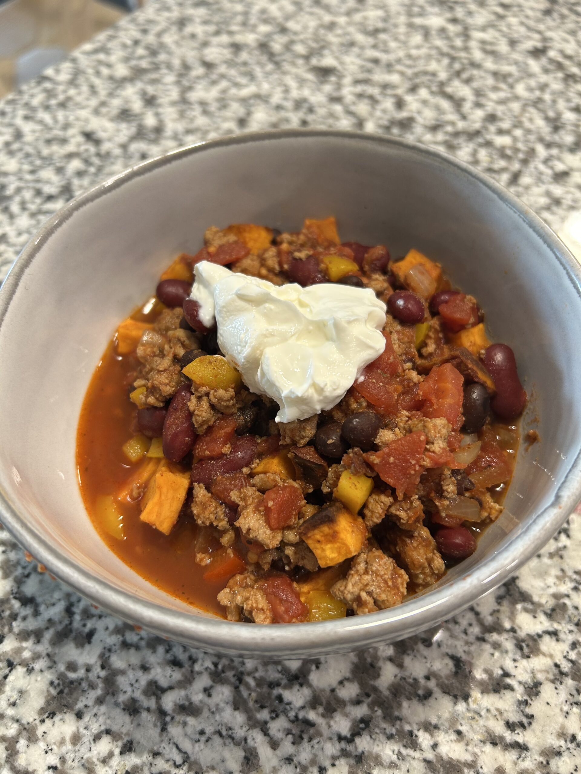 Sweet Potato Turkey Chili
