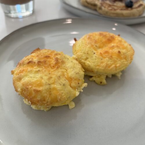 Ham and cheese egg bites