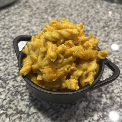 Butternut squash macaroni and cheese