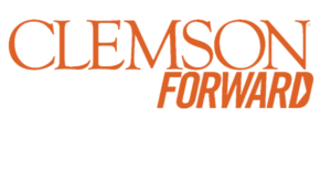 Logo for Clemson Forward strategic plan