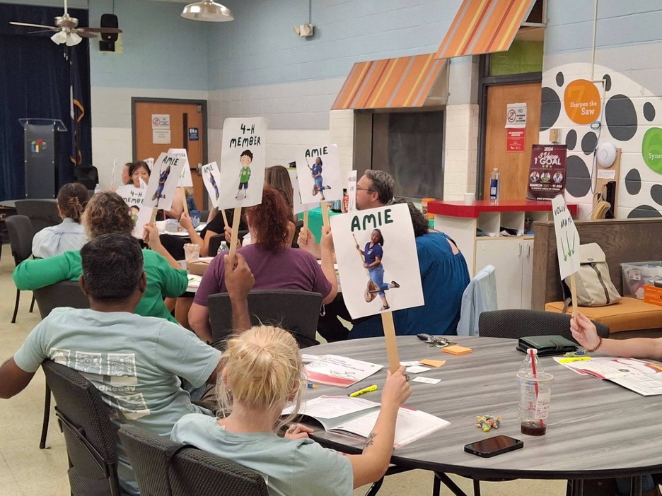 Picture shows the Greenville County Volunteer Conference participants